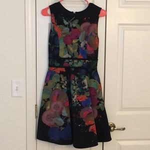 Cynthia Rowley Fruit and Flower Print Dress US4-6